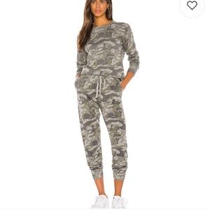 Monrow Grey Camo Joggers